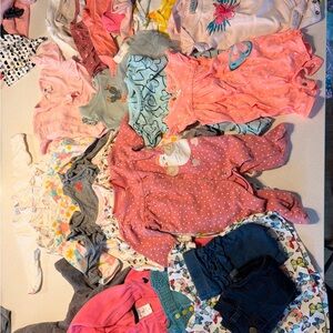 Mixed Baby Girl Clothing Lot - Pink Multi